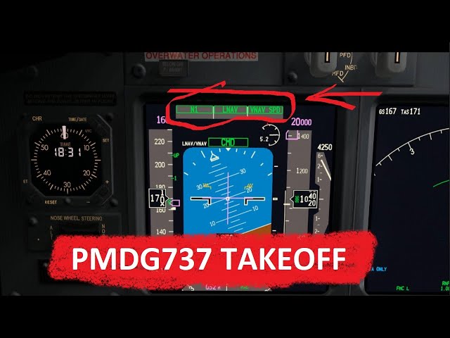 PMDG 737 Takeoff  Tutorial Procedure | You Can Memorize These Steps Easily.