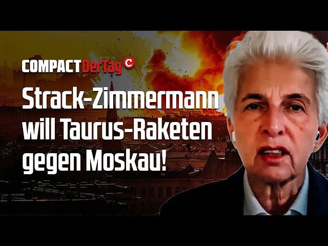 Strack-Zimmermann will Taurus-Raketen gegen Moskau!💥