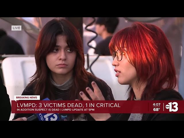 UNLV students react to news of active shooter on campus