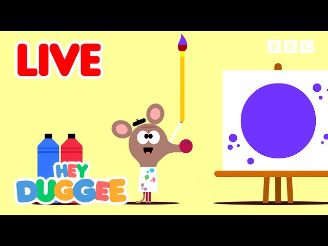 🔴LIVE: Get Arty with Tino the Artistic Mouse 🎨 | Hey Duggee