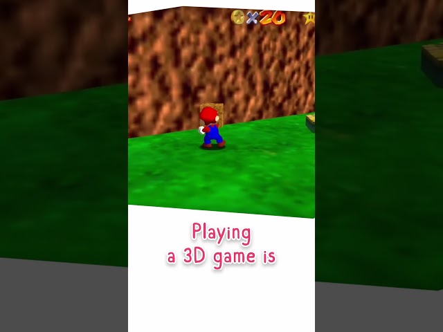 The real game behind Mario 64! ( ͡°  Ɛ ͡°   ) #gaming #animation #gamedev