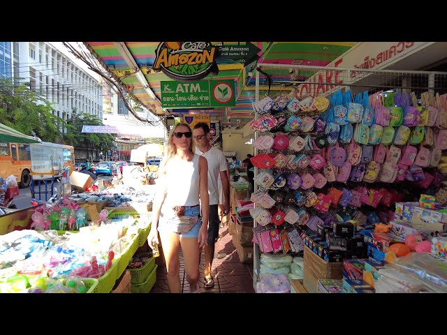 4K Thailand Travel 🇹🇭 Huge Wholesale Market in Chinatown Bangkok