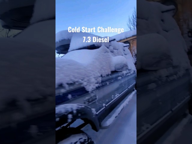 Cold Start Challenge | 1996 Ford 7.3 Powerstroke Diesel