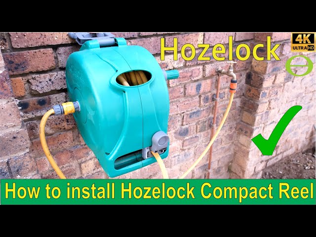 How to install a Hozelock Compact hose reel 2 in 1