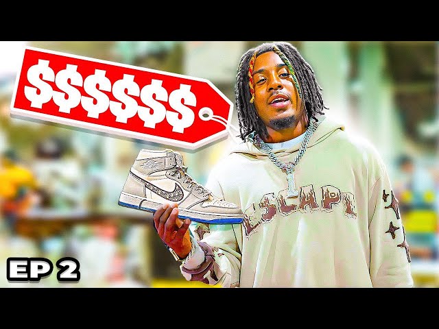 Sneaker Shopping With An NFL Player 😱 Draft House Ep 2