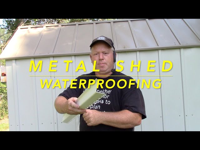 Metal Shed Base Waterproofing