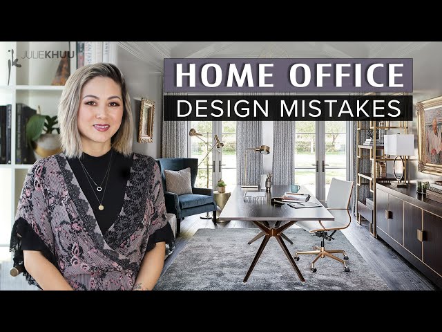 COMMON DESIGN MISTAKES | Home Office Design Mistakes (PLUS How to Fix Them!)