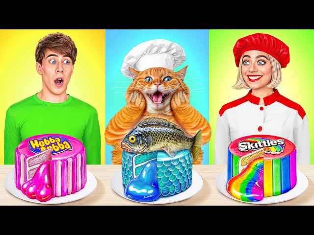 Me vs Grandma Cooking Challenge with Cat | Funny Moments by Multi DO Smile
