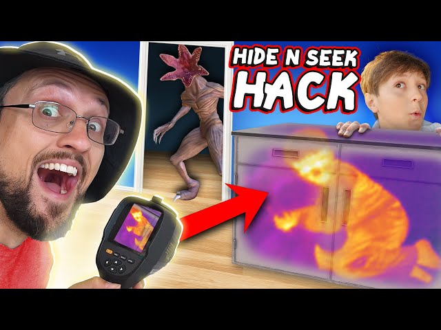 Ultimate Hide and Seek Hack + Demogorgon in the Backyard! (FV Vlog)