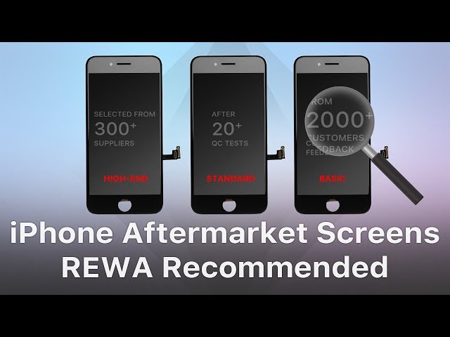 iPhone 6-8 Plus Aftermarket Screens-REWA Recommended