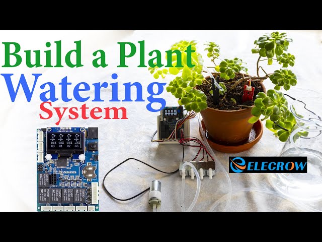 Best Automatic Smart Plant Watering Kit by Elecrow  Using Arduino !!!