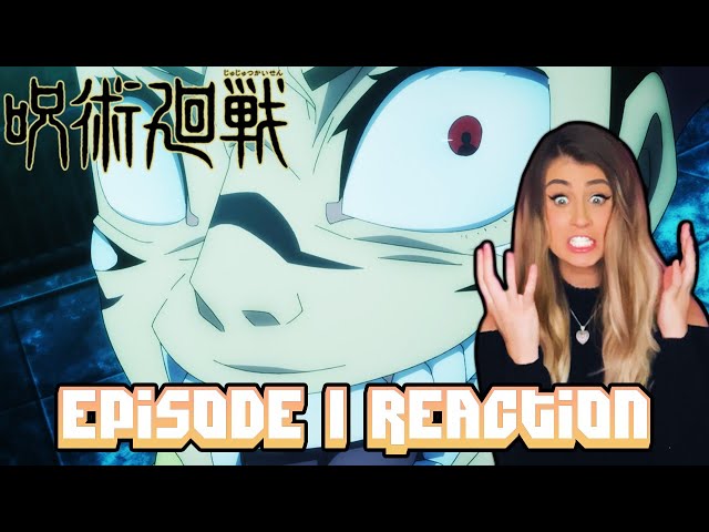 THIS ANIME IS CRAZY!! BUT I LOVE IT! Jujutsu Kaisen Episode 1 Reaction + Review!