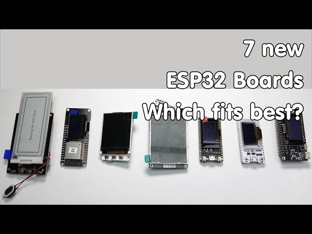 #201 New ESP32 Boards with Displays