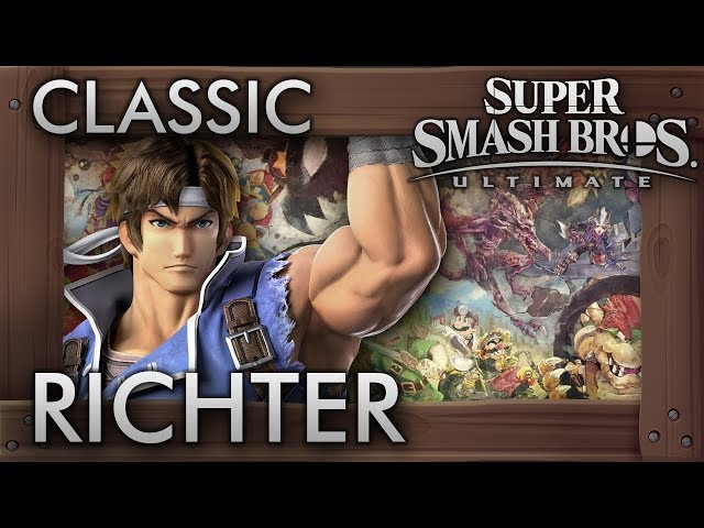 Super Smash Bros. Ultimate: Classic Mode - RICHTER - 9.9 Intensity No Continues