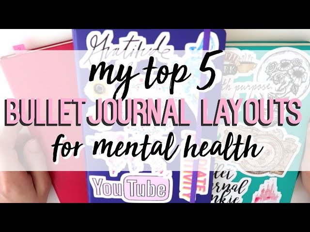 Easy Minimalist Bullet Journal Layouts for Mental Health!