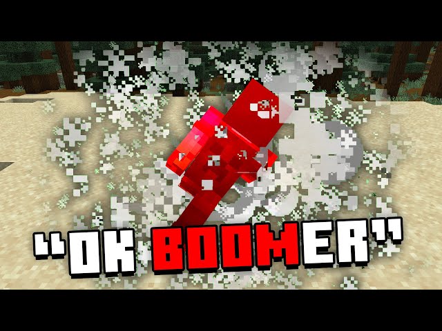 🔴 MCPE Speedrun but if I say "boom" I explode (TTS IS ON)