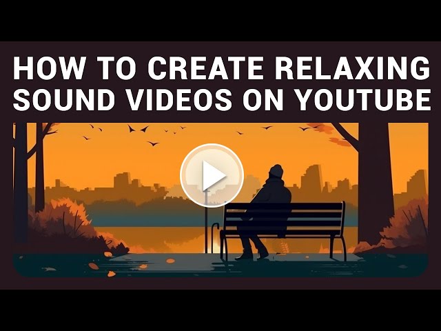How To Create Relaxing Music Videos For YouTube (White Noise, Rain Sounds, Cafe Sounds & More!)