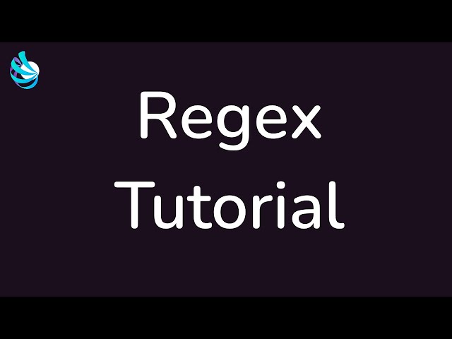 Regex Tutorial for Beginners