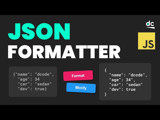 Create Your Own JSON Formatter with JavaScript (Prettify/Minify)