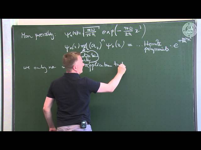 Quantum Harmonic Oscillator - L17 - Frederic Schuller