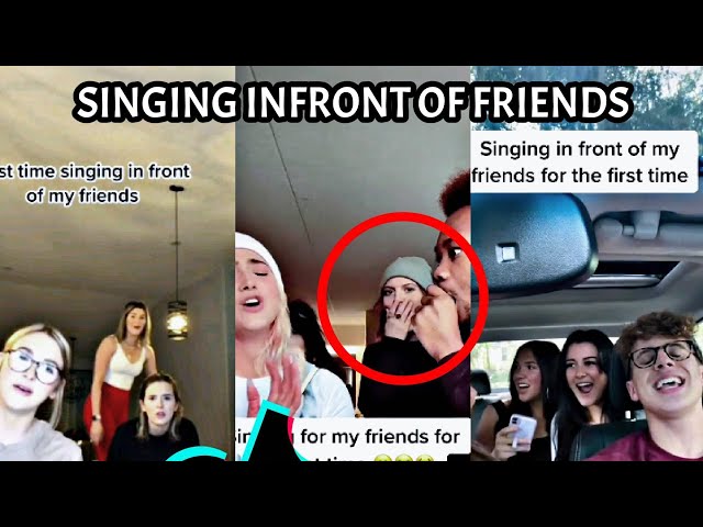 Singing In Front Of Friends And Other People 🥰Shocking Reactions!!😱