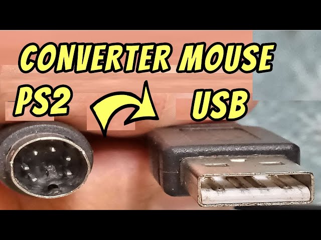 How to Convert a PS2 Mouse to USB