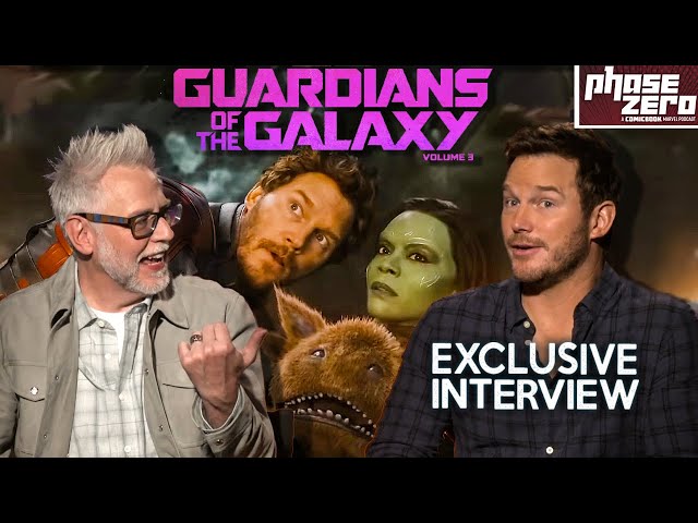James Gunn And Chris Pratt Talk Gamora Alternate Ending & Star Lord Return?! GotG Vol 3 Interview!