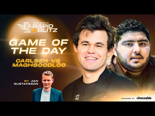 Could Magnus win on demand in the last round? Carlsen vs Maghsoodloo