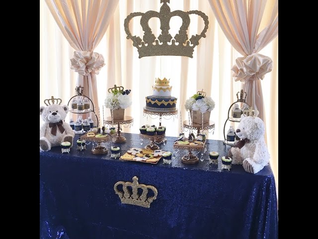 A Royal, Prince or King themed Baby Shower
