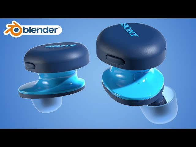 Modeling Sony Earbuds in Blender | Product Modeling Tutorial