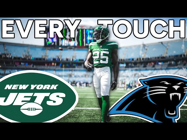 Izzy Abanikanda EVERY TOUCH - New York Jets vs Carolina Panthers Highlights