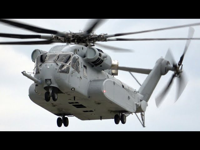 4Kᵁᴴᴰ SIKORSKY CH-53K KING STALLION - US MARINE CORPS USMC - AWESOME DEMO @ ILA BERLIN AIR SHOW