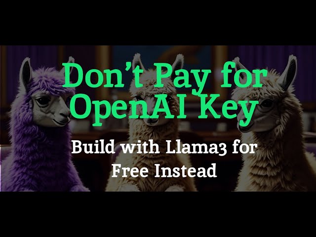 Don't Build with OPENAI API KEY, Until You've Tried This.