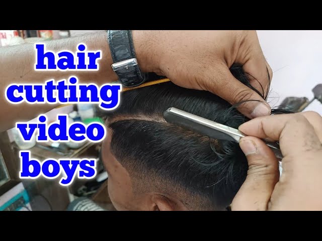 hair cutting video boys//For//Hair and care premium salon