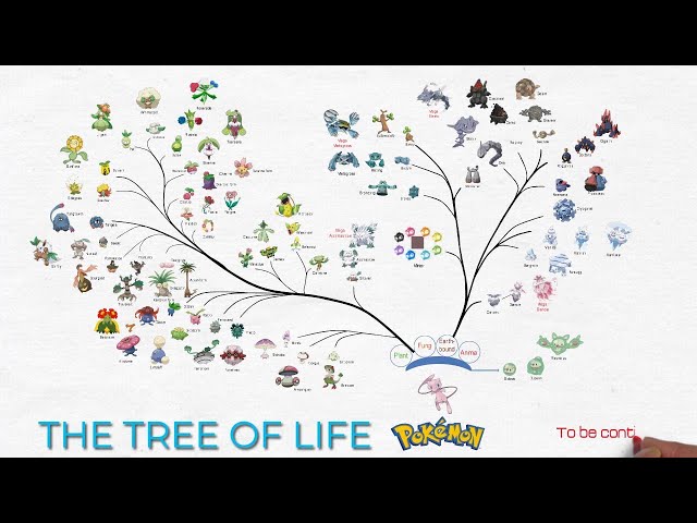 Pokemon: The Evolution Tree Part I  (Continuation Of The Legendary Family Tree)