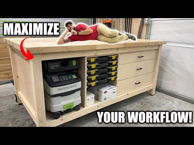 This workbench has EVERYTHING! / Workbench build series / Part 2