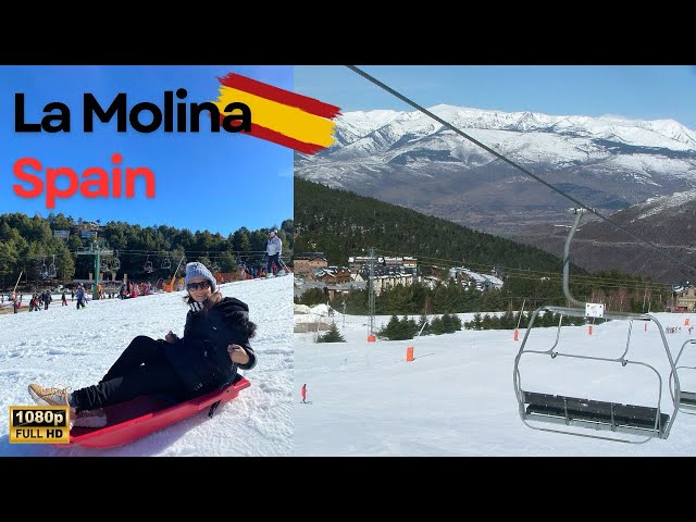 Spending a Day in La Molina 🇪🇸⛷️ | Spain's Oldest Ski Station | February 2024 HD