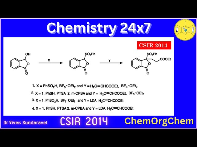 LDA| Lithium diisopropylamide| Sulfone|Conjugate Addition|Problem| Solved| ChemOrgChem