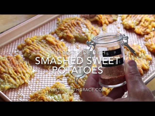 Smashed Sweet Potatoes- Favorite Side Dish
