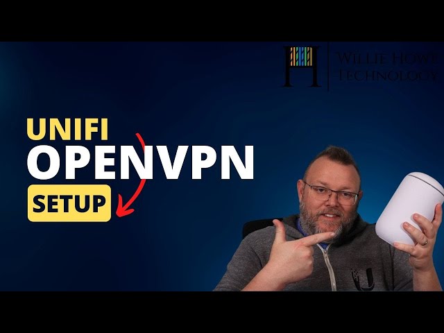 Ubiquiti UniFi OpenVPN Server Setup