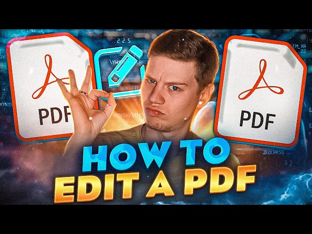 How to Edit PDF