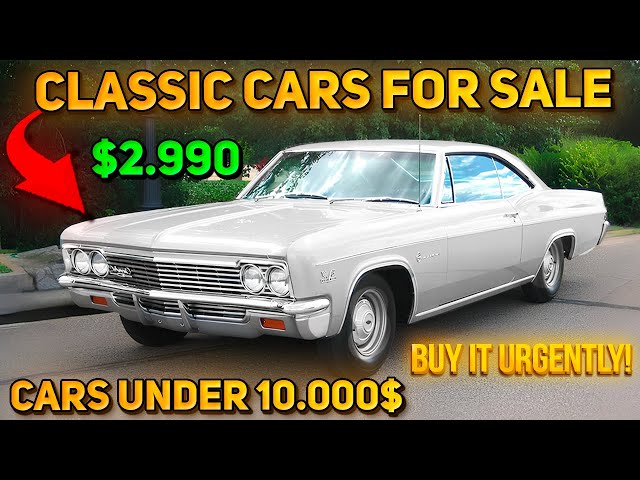20 Great Classic Cars Under $10,000 Available on Craigslist Marketplace! Cheap Classic Cars!