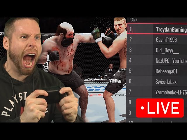 GOING FOR #1 SPOT on UFC 5 // REACTS - LIVE STREAM!