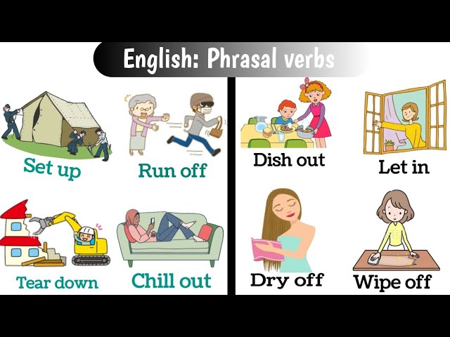 English: Phrasal verbs | Phrasal verbs listening practice | Common phrasal verbs