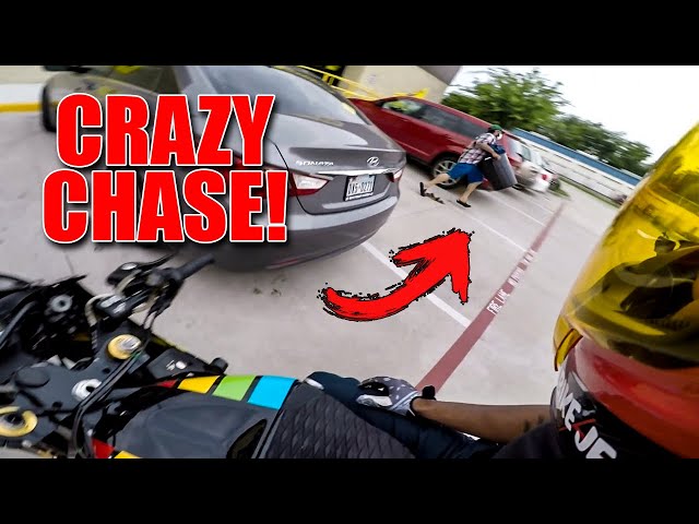 Rider Chases a THIEF | High Speed Chase & Crazy Moto Moments
