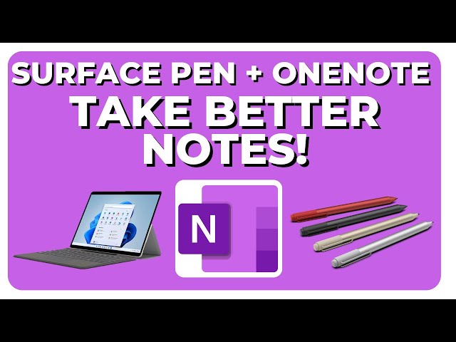 How to Use Surface Pen & OneNote to Take Notes (2023)