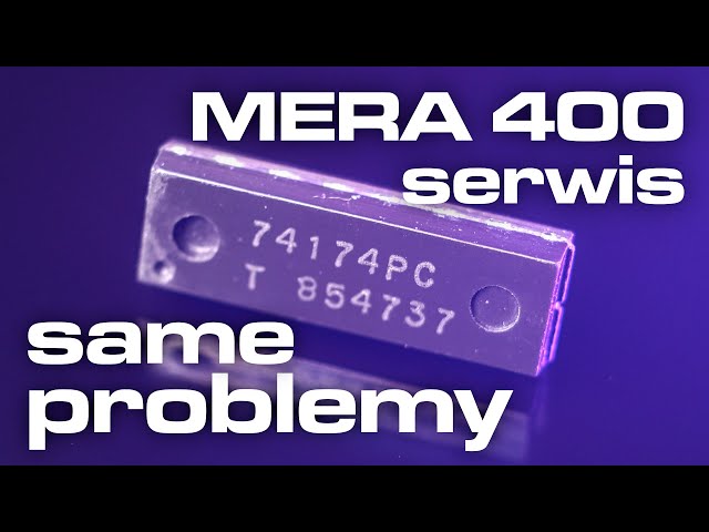 MERA-400 serwis: problemy z kontrolerem stacji dyskietek