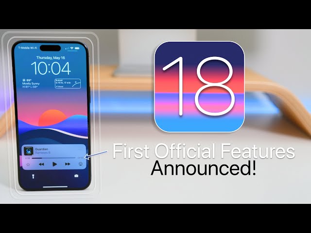 First Official iOS 18 Features Announced!
