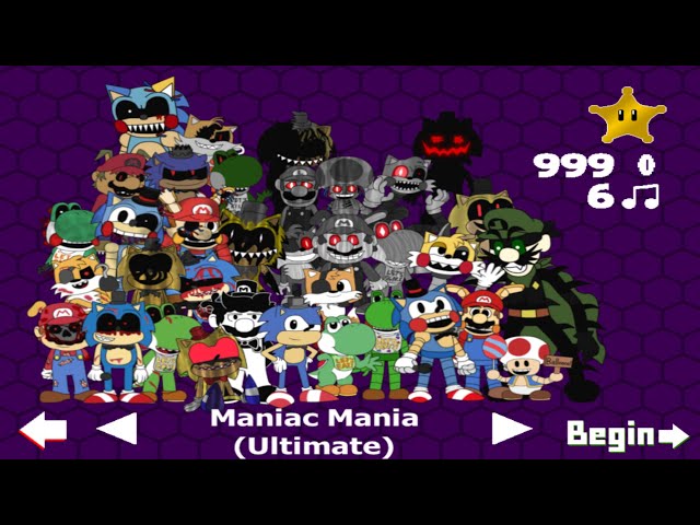 Five Nights At Sonic's Maniac Mania: Maniac Mania Challenge Complete (43/50)