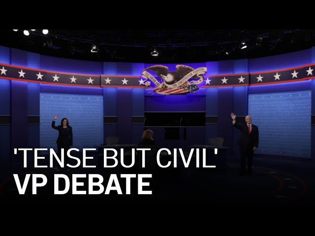 Recap of a ‘Tense, But Civil' Vice Presidential Debate